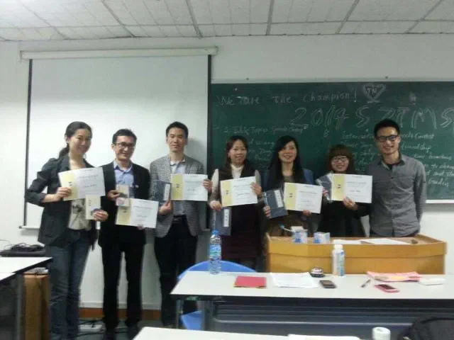 2014SZTM 春季中英文演讲比赛圆满落幕！因为有你们，我很幸福，大爱你们。。。