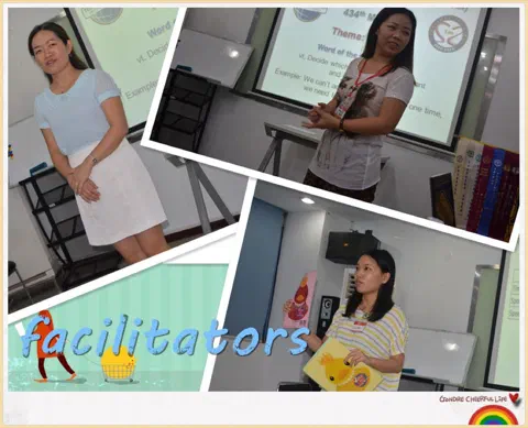Facilitators. The projected slide reads “434th Meeting”.